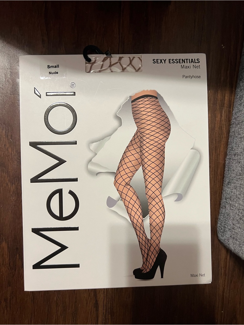 MeMoi Women's Maxi Net Nylon Fishnet Stockings Size Small / Nude MSRP $15